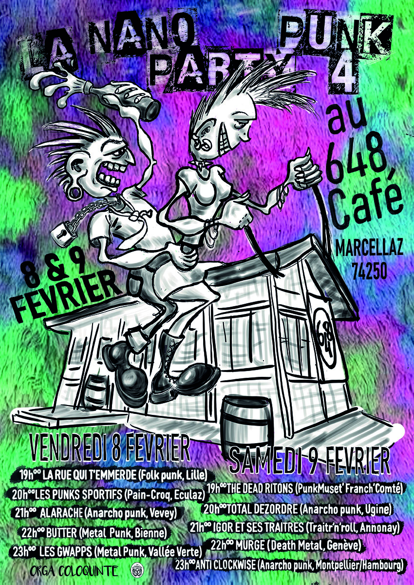 ici affiche Nano party punk 2019