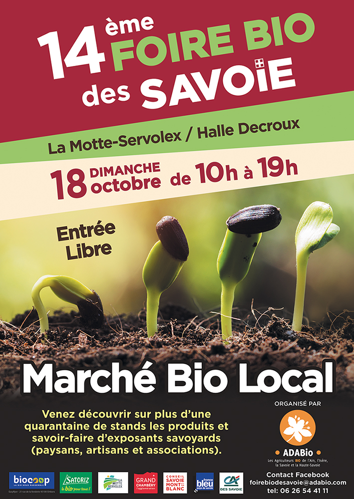 affiche foire bio